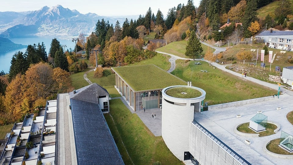 Visualisierung einer Bergstation