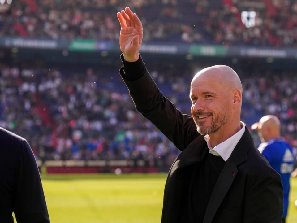 Kommt ins Old Trafford Trainer Erik ten Hag
