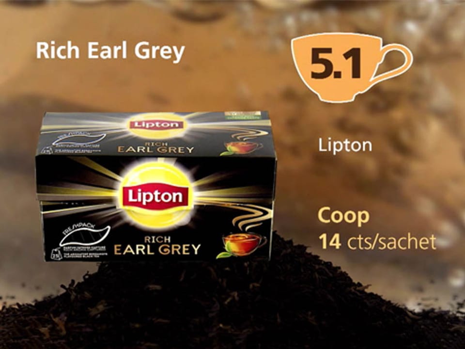 Earl Grey Lipton von Coop, Punktzahl 5,1