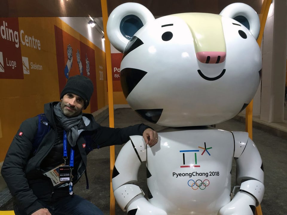 Hallo Soohorang! Der weisse Tiger ist das Maskottchen der Winterspiele 2018.