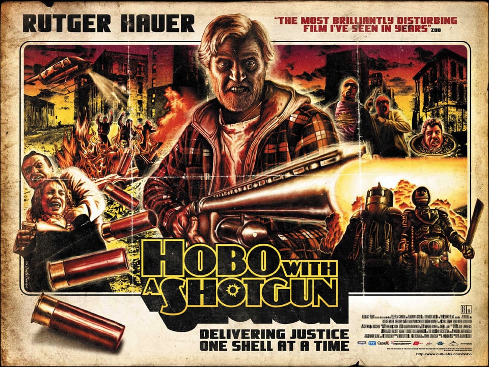 Filmposter von «Hobo with a Shotgun»