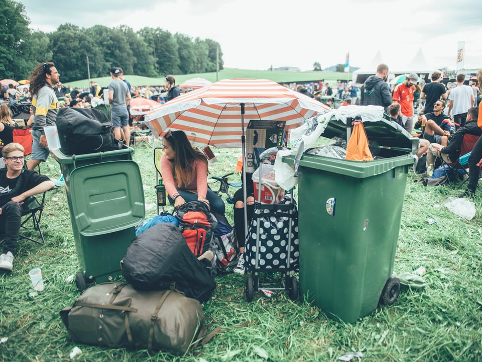 Abfall am Openair St. Gallen 2018