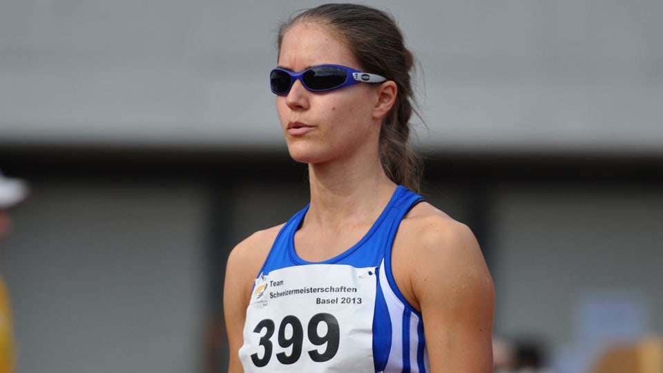 Die Vize-Schweizermeisterin 400m Hürden: Robine Schürmann. 