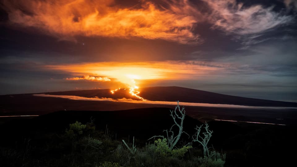 Vulkanausbruch Mauna Loa