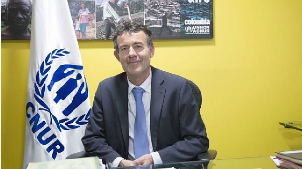 Jozef Merkx ist der Repräsentant des UNHCR in Kolumbien. 