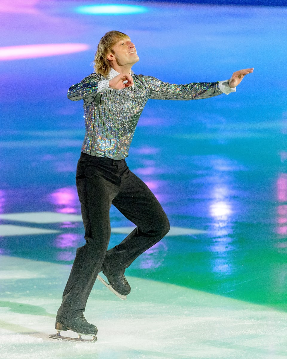 Evgeni Plushenko auf dem Eis.