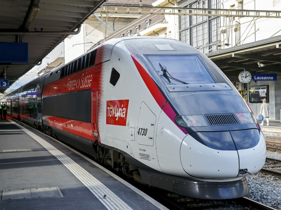 Der neue Zug von TGV Lyria.
