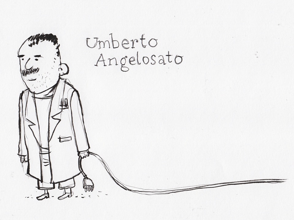 Hauselektriker Umberto Angelosanto.