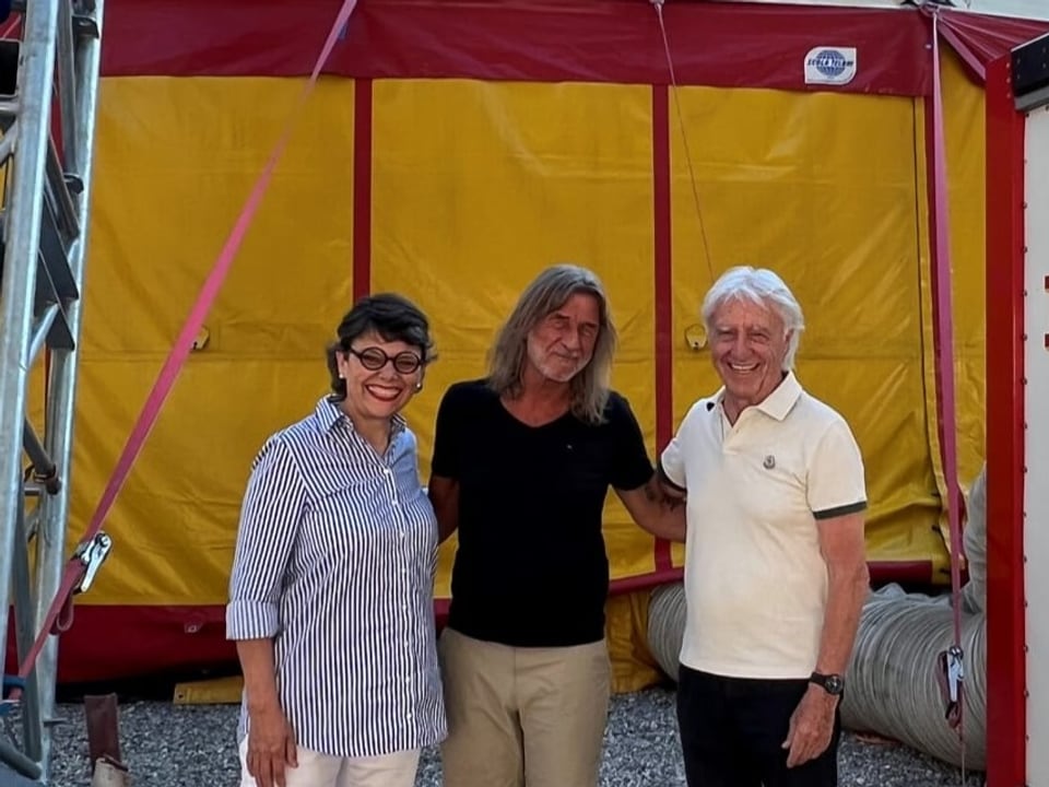 Hoher Besuch Emil und Niccel Steinberger zu Besuch
