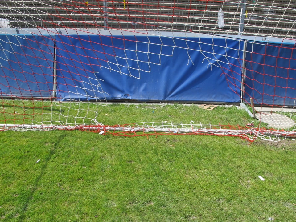 Zerrissenes Netz beim Goal