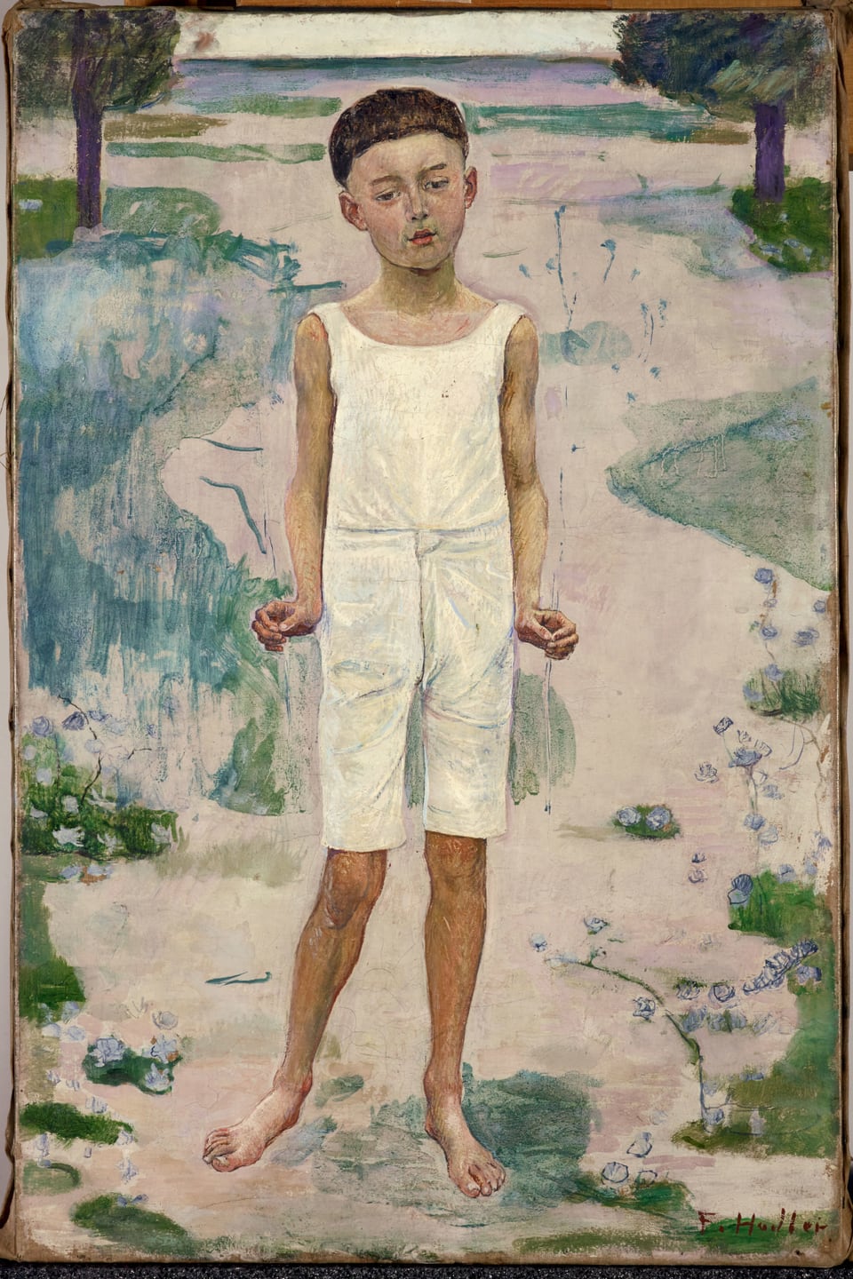 Ferdinand Hodler: Bezauberter Knabe (1894)