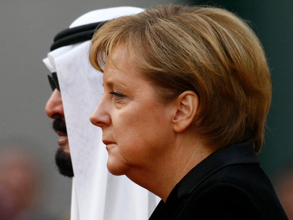 Abdullah und Merkel
