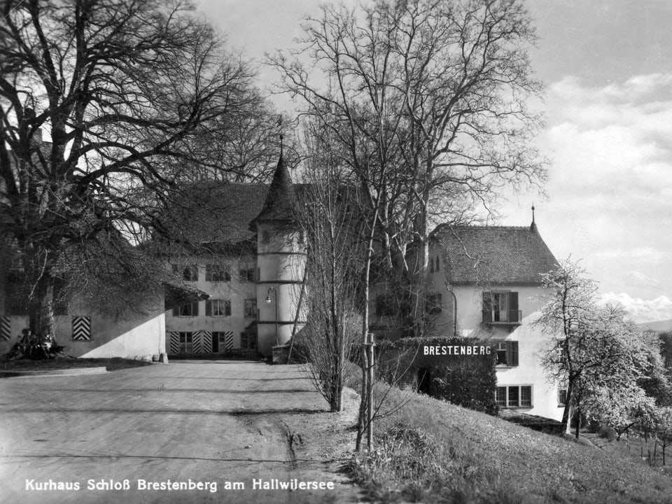 Schloss Brestenberg, schwarzweiss