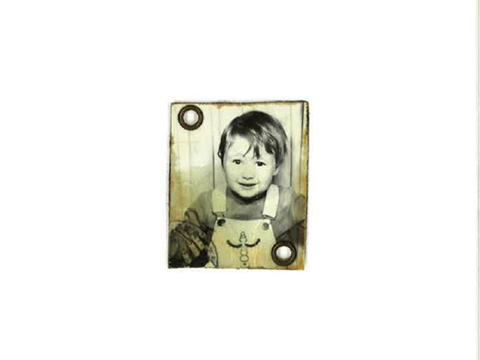 Passfoto von Christina Lang als Kind.