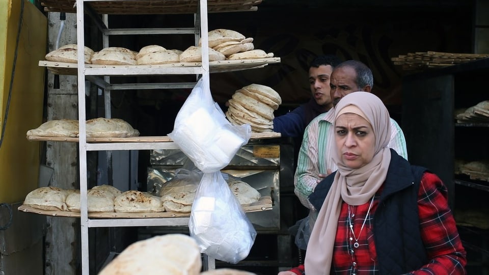 Bäckerei in Kairo.