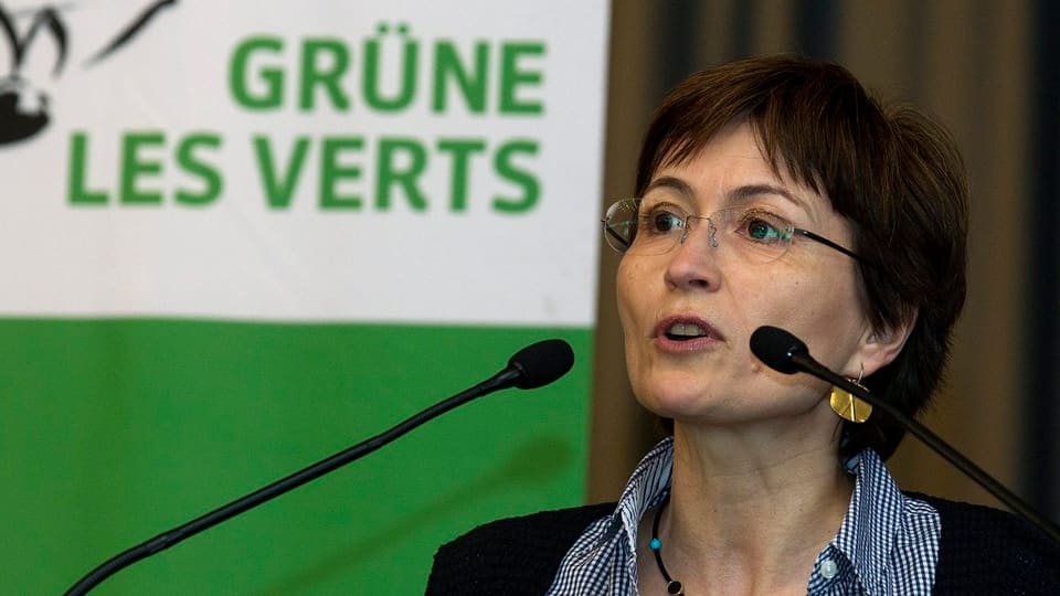 Regula Rytz, Präsidentin der Grünen Partei.