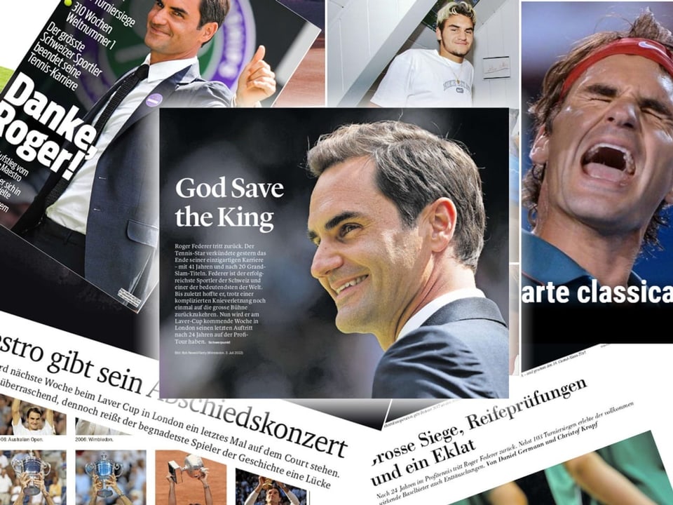 Schlagzeilen zu Roger Federer
