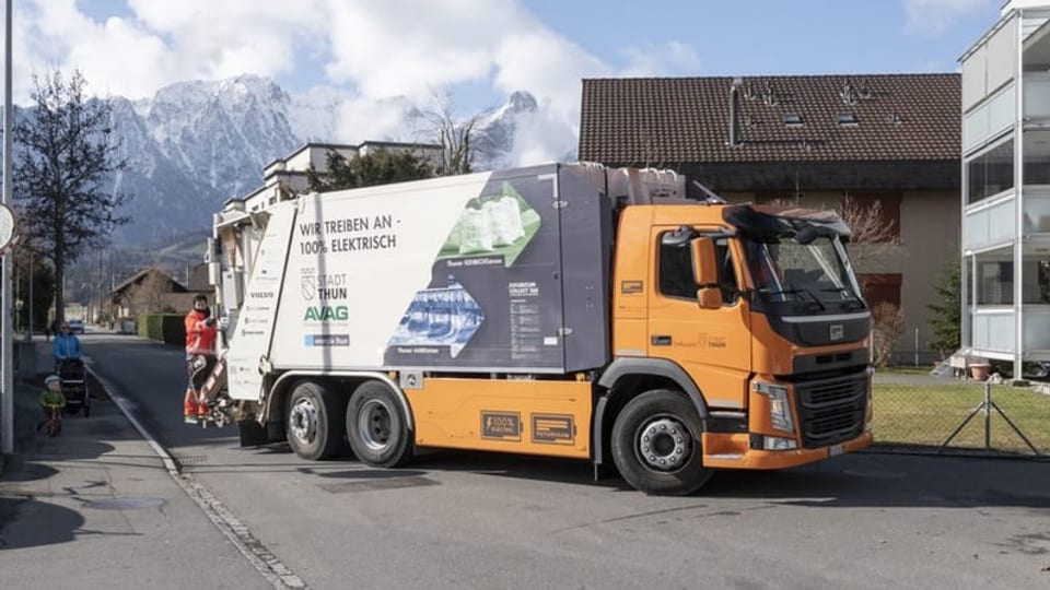 Lastwagen der Müllabfuhr