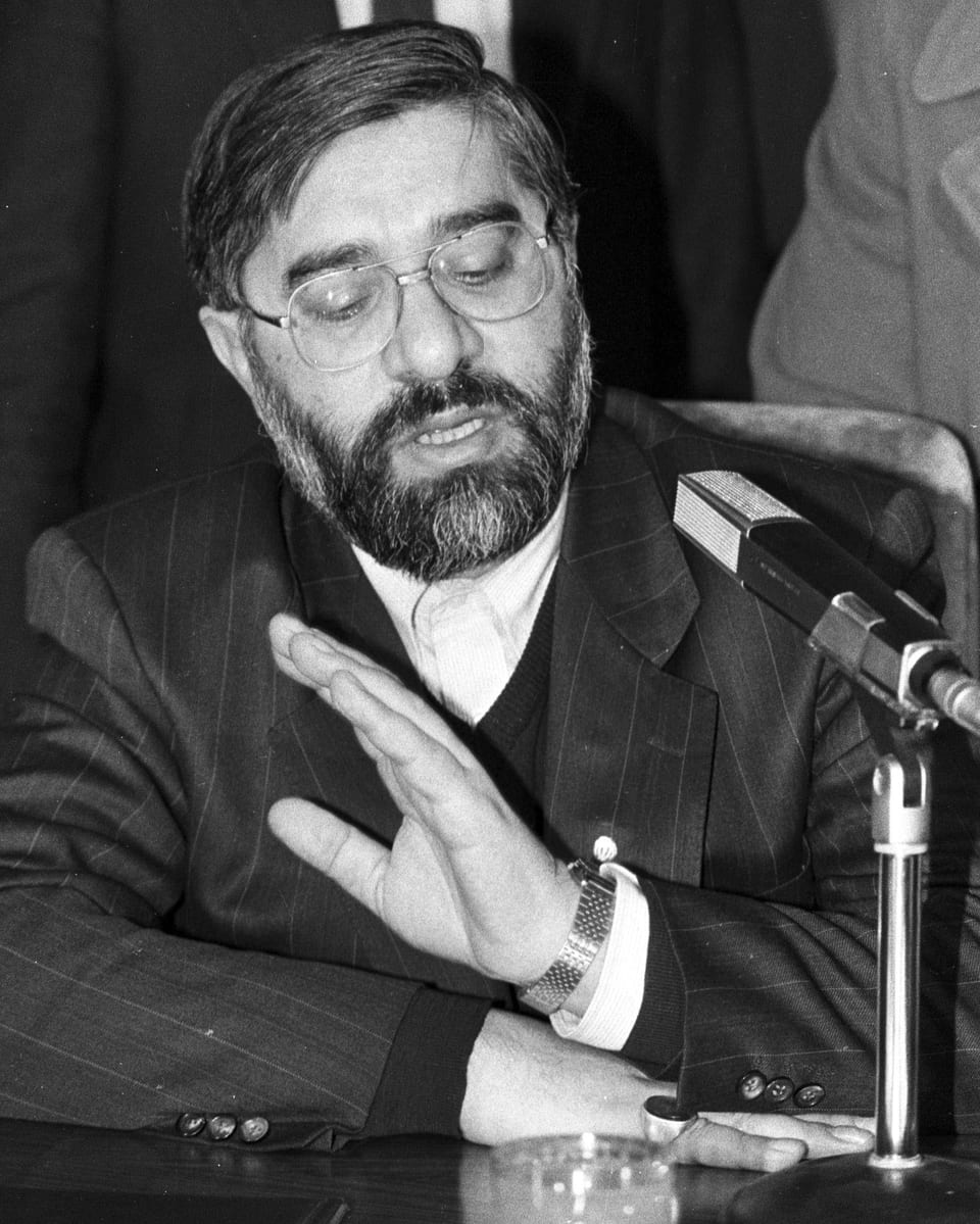 Der iranische Premierminister Mir-Hossein Mousavi