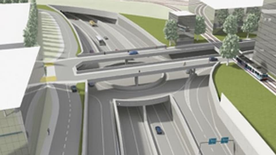 Projekt Autobahnanschluss Biel-Centre