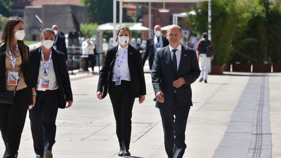 Olaf Scholz in Venedig