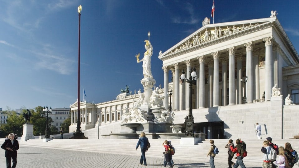 Parlament in Wien.