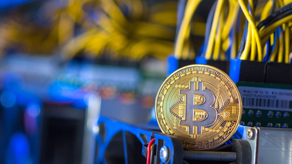 Bild einer Bitcoin Münze