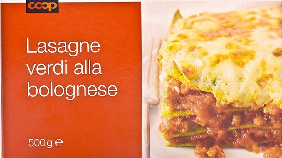 Lasagne von Coop (ccop.ch)