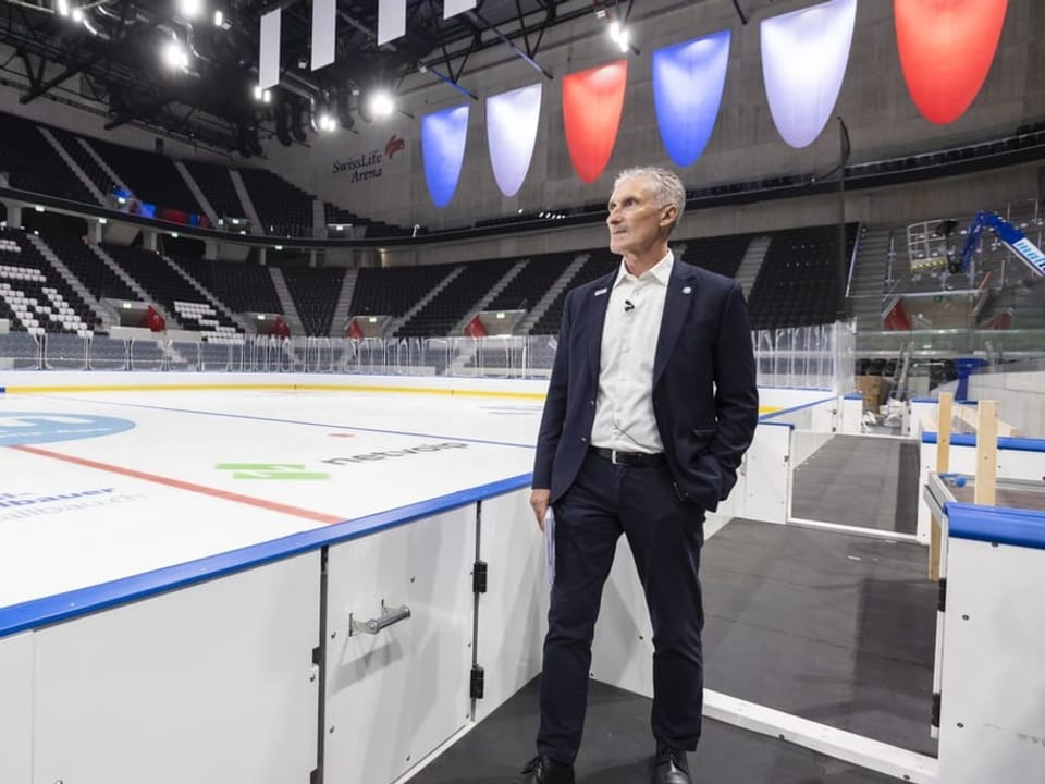 ZSC-CEO Peter Zahner im neuen Eishockey-Stadion