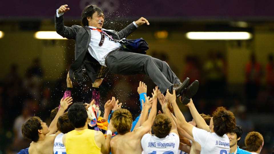 Hong Myung-bo: Der früherer Captain der «Tigers of Asia» gewann mit Südkorea 2012 zu Olympia-Silber. Jetzt soll er das Fanionteam auch in Brasilien zum Erfolg führen.
