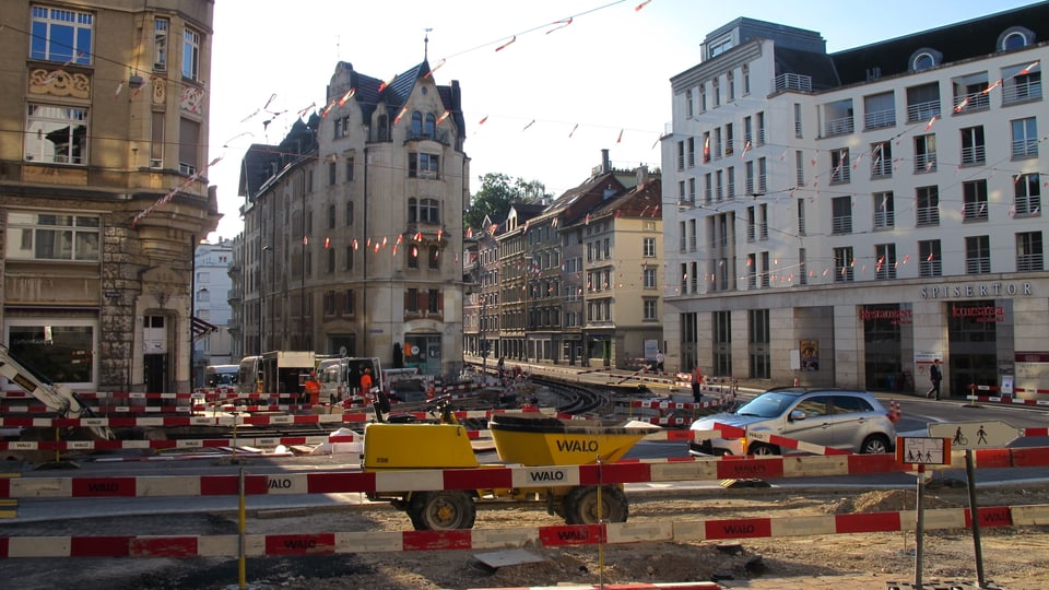 Baustelle am Spisertor
