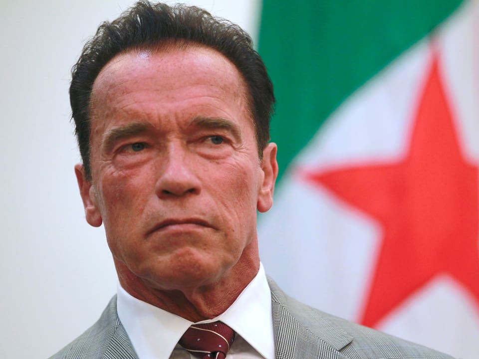 Porträt von Schwarzenegger.