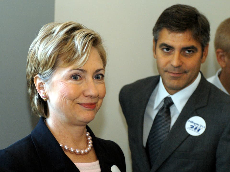Clinton und Clooney