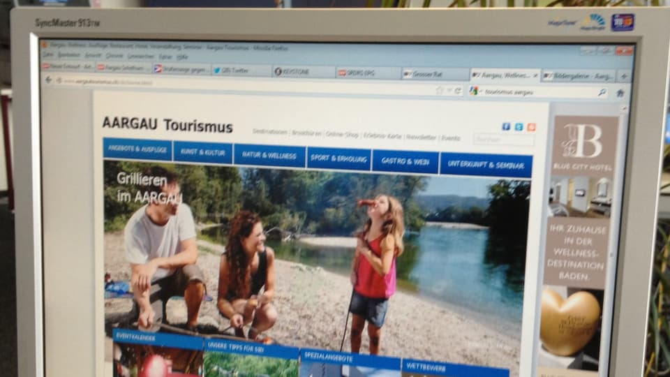 Homepage von Aargau Tourismus