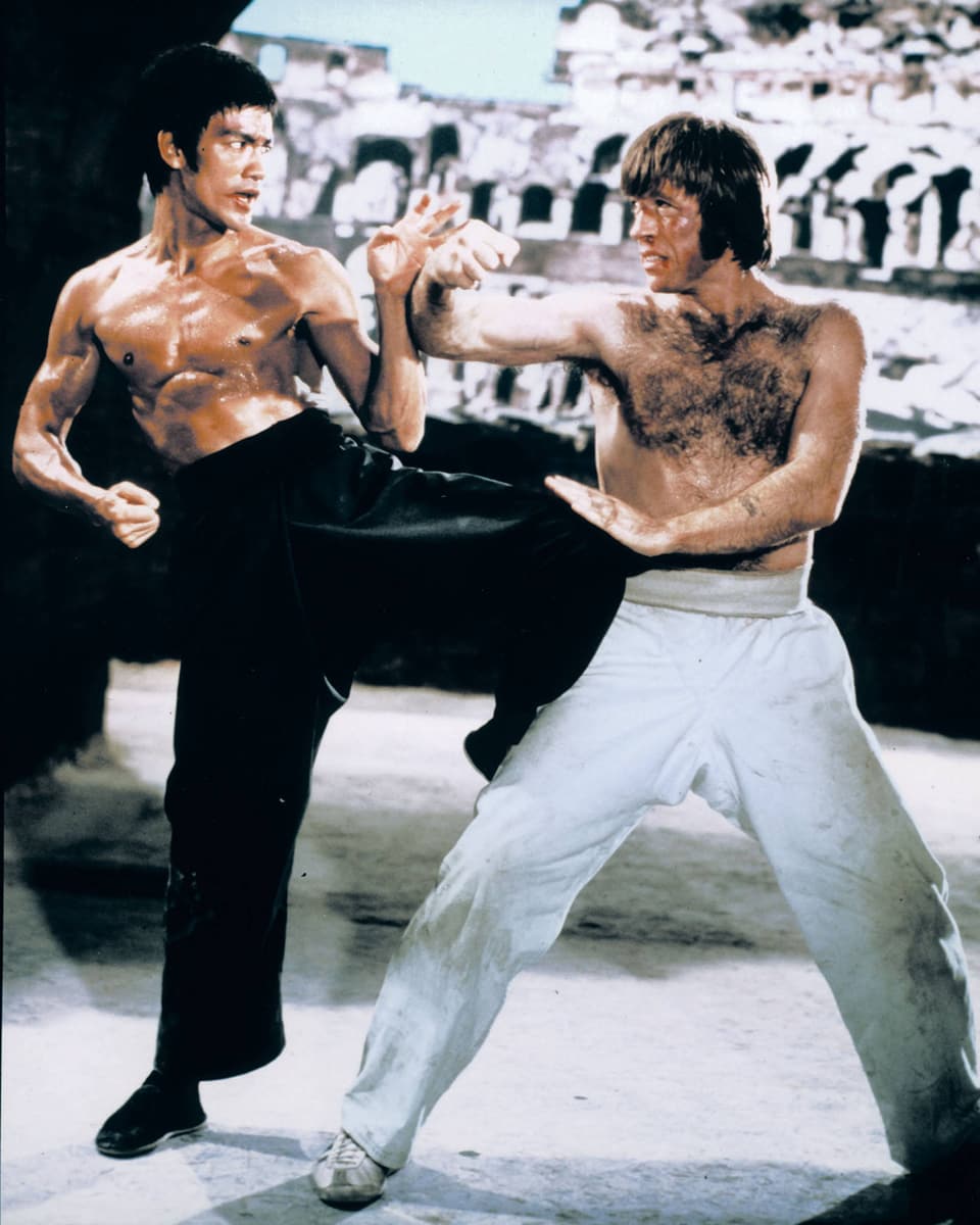Bruce Lee gegen Cuck Norris