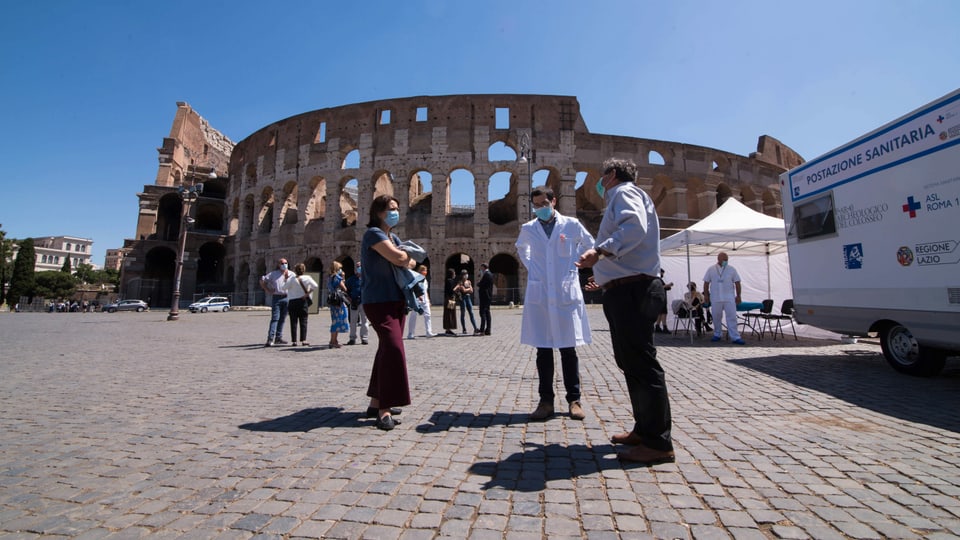 Das Kolosseum in Rom ist seit dem 1. Juni wieder offen.