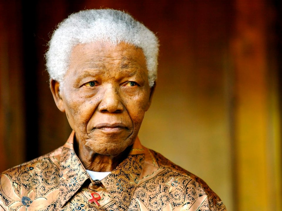 Nelson Mandela im Portrait. 