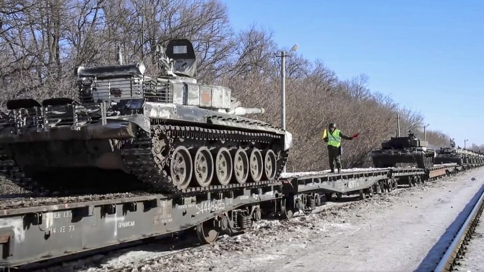Panzer auf Eisenbahnen