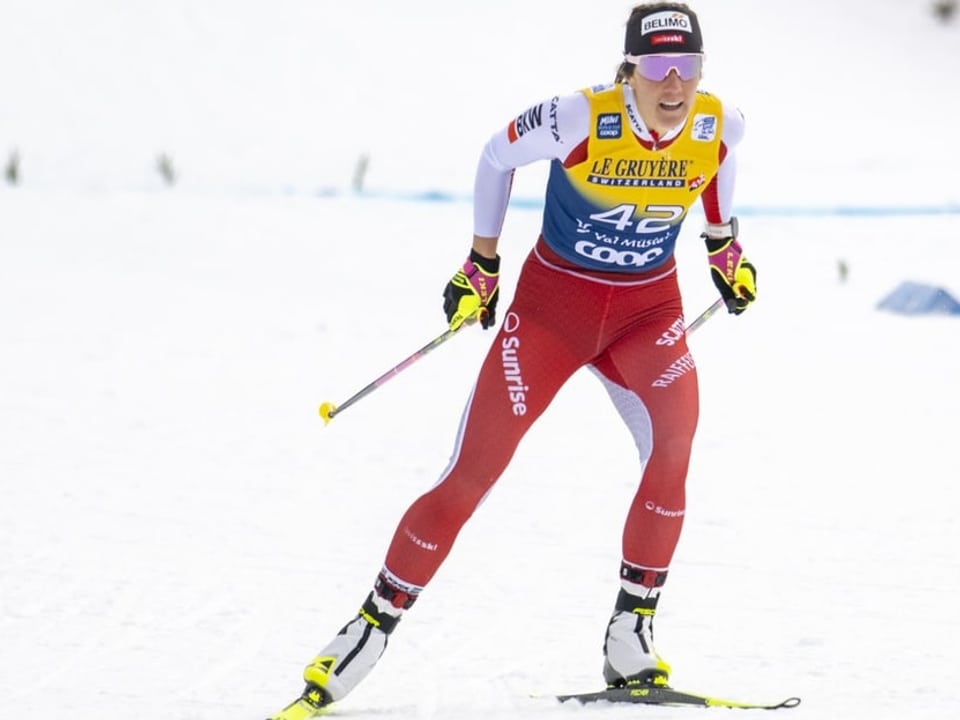 Langläuferin und Triathletin Anja Weber.