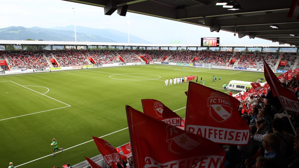 Thun darf die EL-Heimspiele im heimischen Stadion austragen.