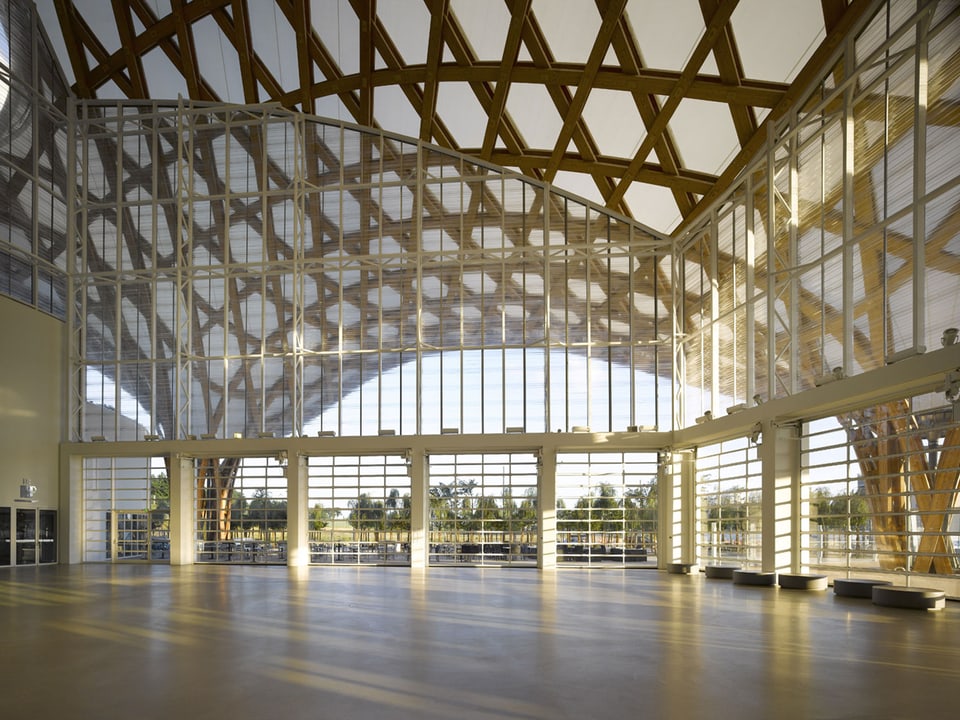 Die Eingangshalle des Centre Pompidou in Metz.