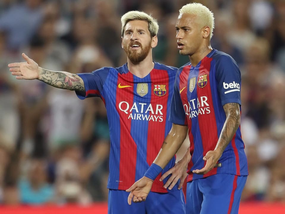 Lionel Messi und Neymar.