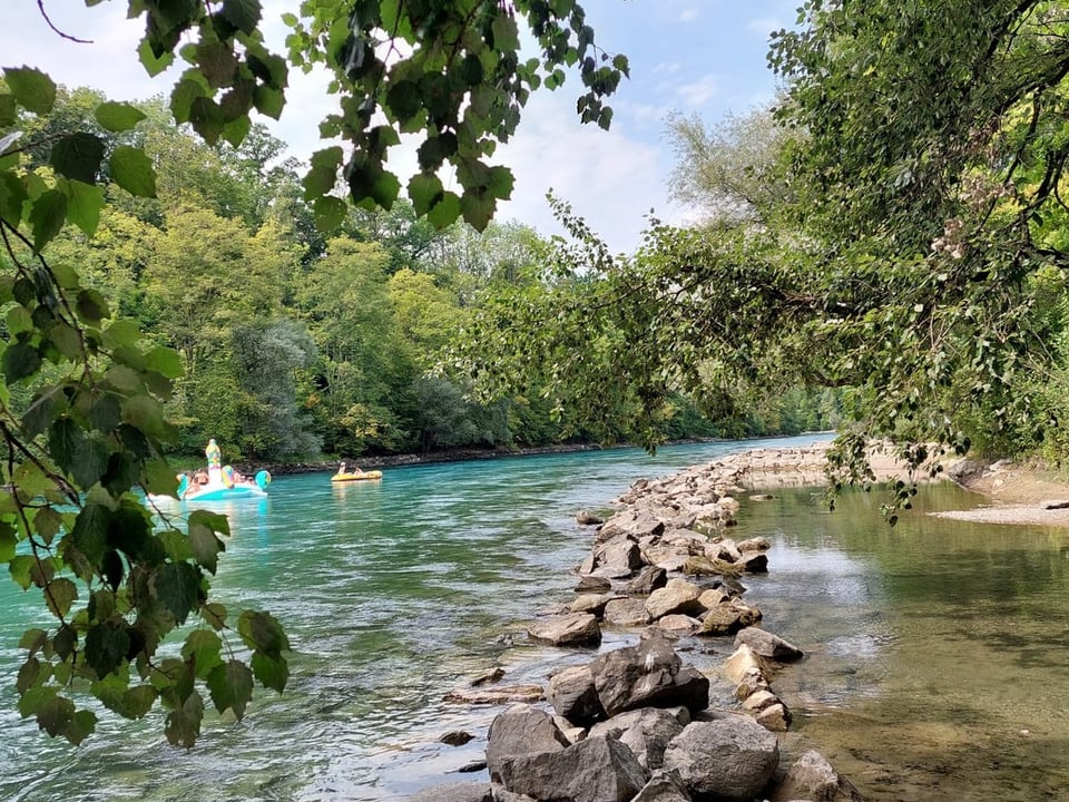 Aare bei Bern Blick auf die Aare.