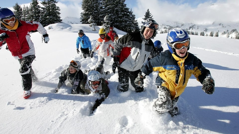 Schneesportlager in der Schweiz: Die Werbung wirkt