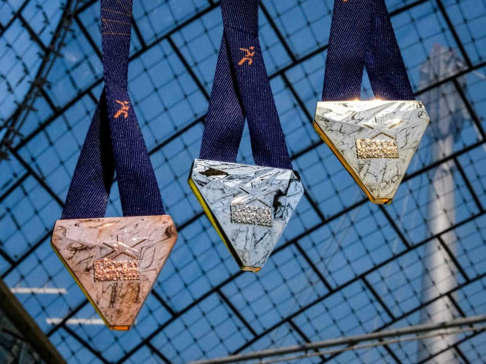 Medaillen der European Championships