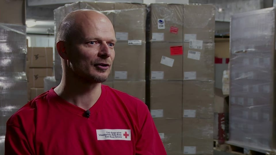 Thomas Büler, Logistiker beim Schweizerischen Roten Kreuz