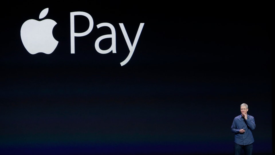 Apple-Chef Tim Cook bei der Vorstellung von Apple Pay.