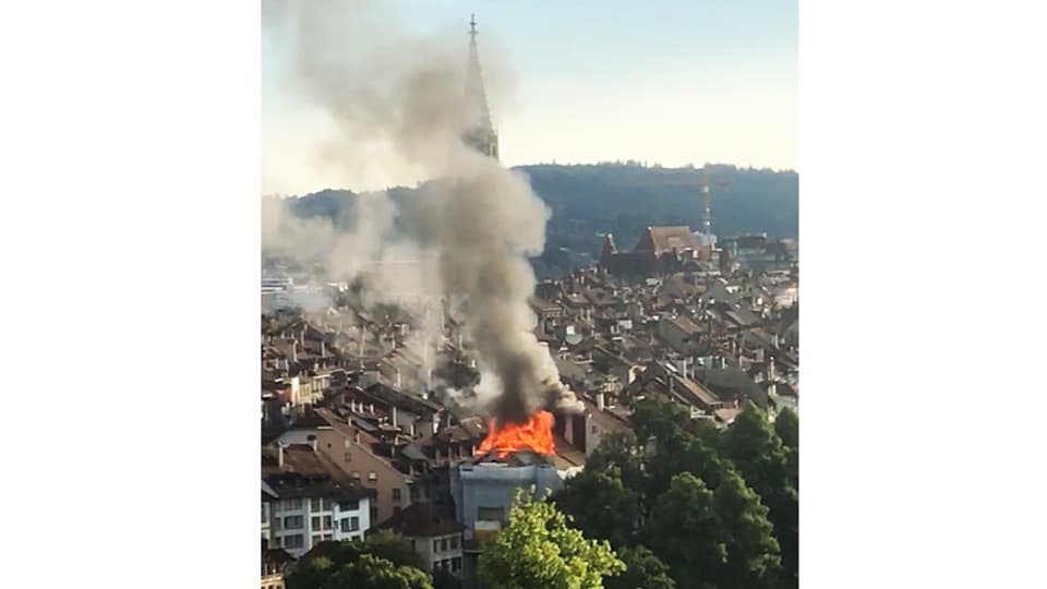 Brand in der unteren Berner Altstadt (unkomm.)