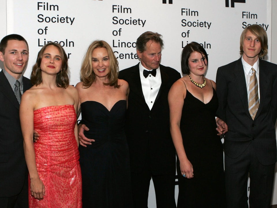 Jessica Lange mit Familie
