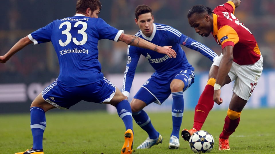 Abgedrängt Didier Drogba